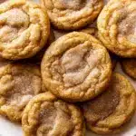 Chewy Pumpkin Snickerdoodle Cookies
