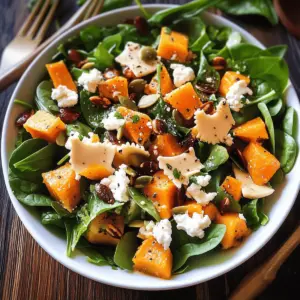 Fall Salad with Maple-Lime Dressing