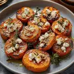 Honey Feta Sweet Potato Rounds