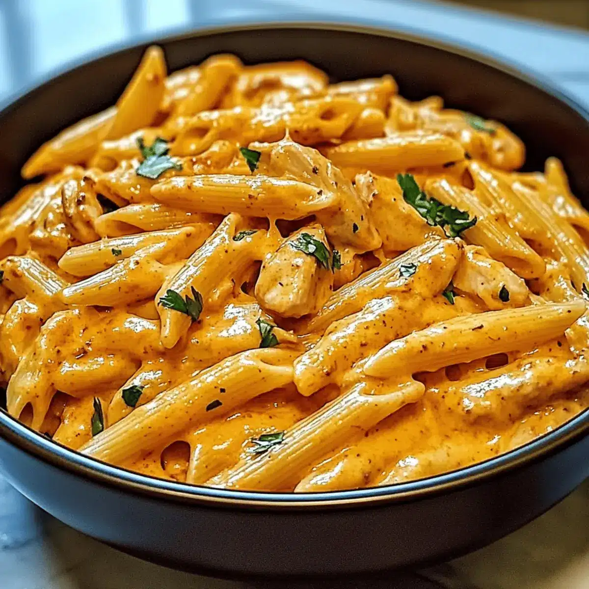 One-Pot Smoky Chipotle Cheesy Chicken Pasta