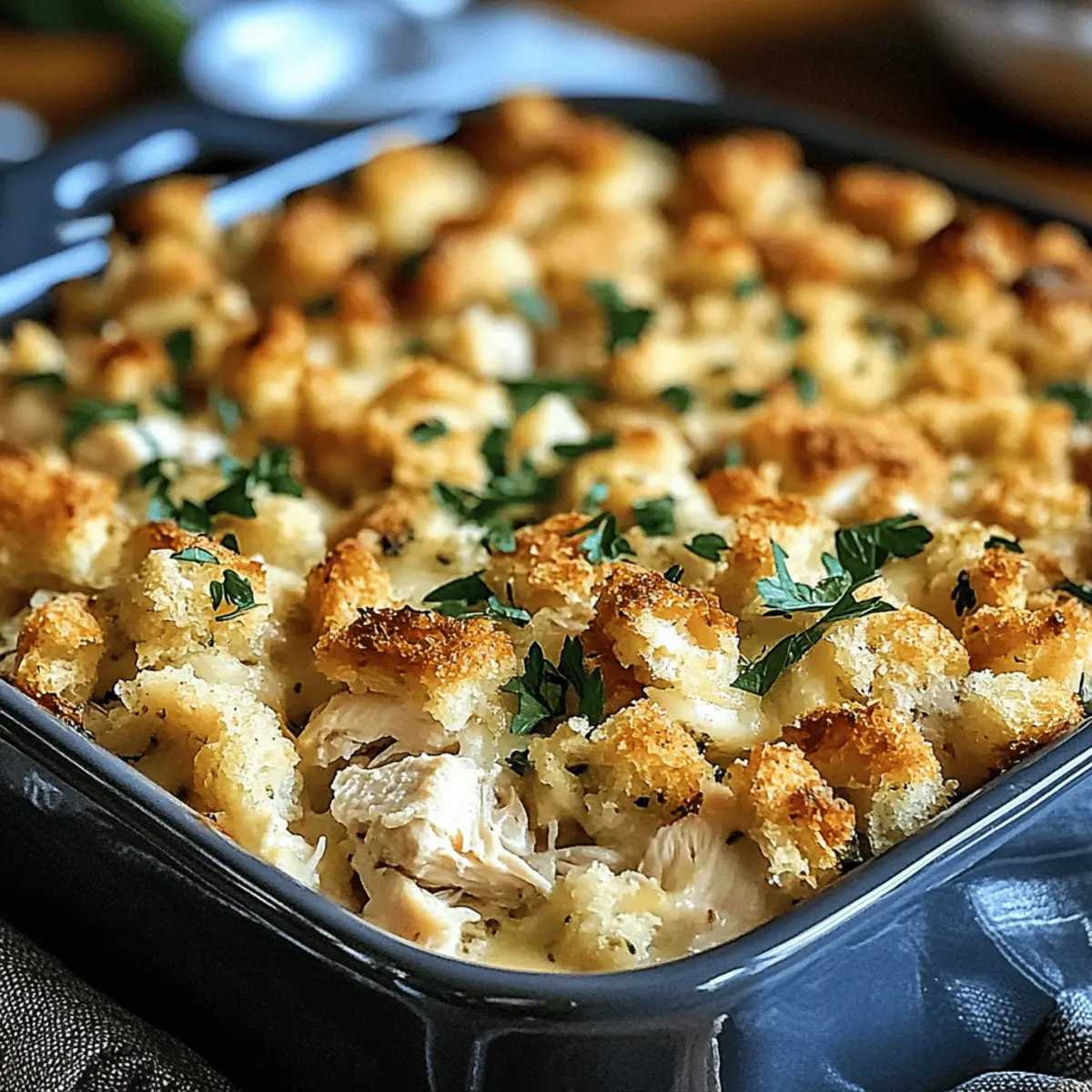 Dolly’s Chicken and Stuffing Casserole