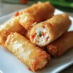 Crab Cake Egg Rolls
