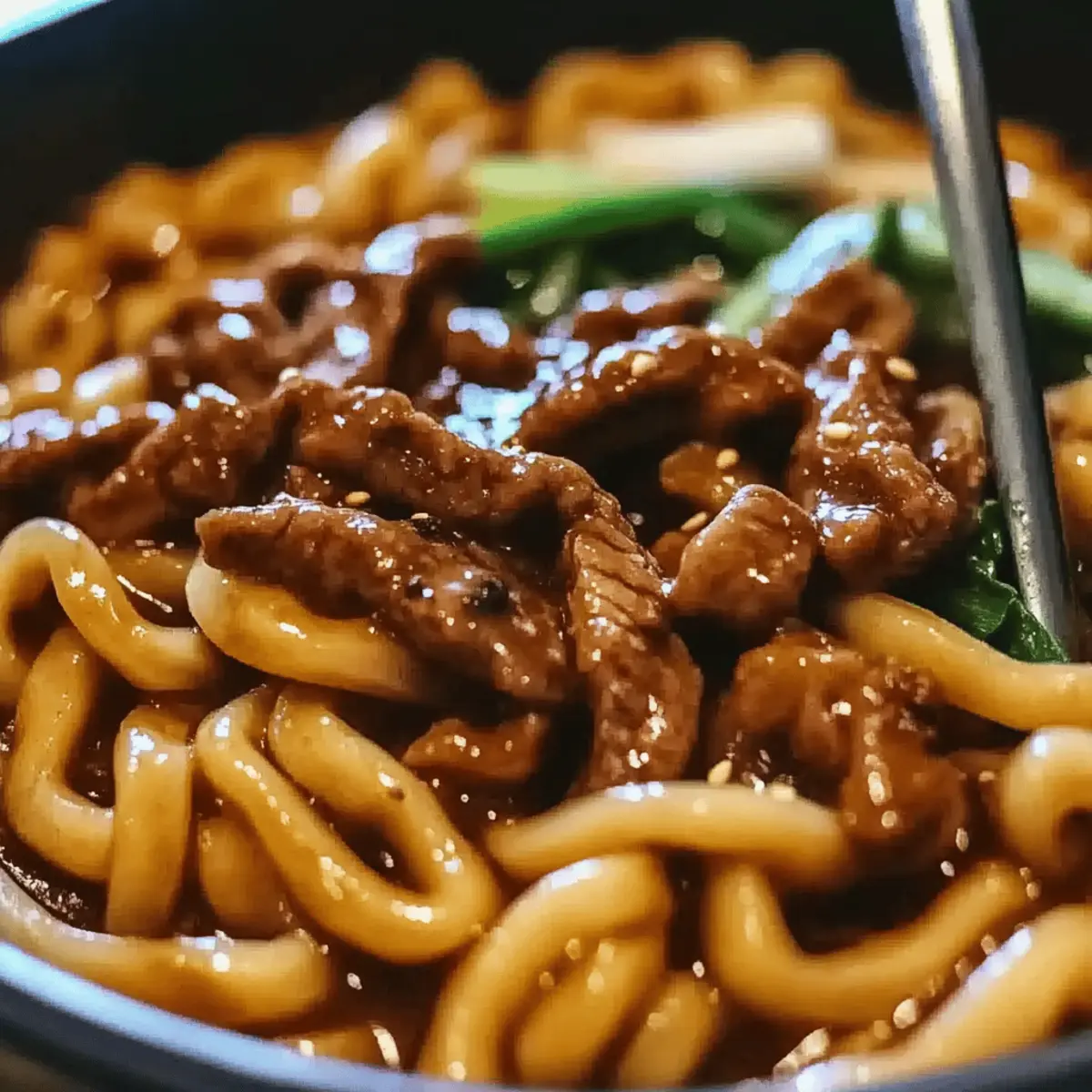 Quick and Flavorful Beef Black Pepper Udon