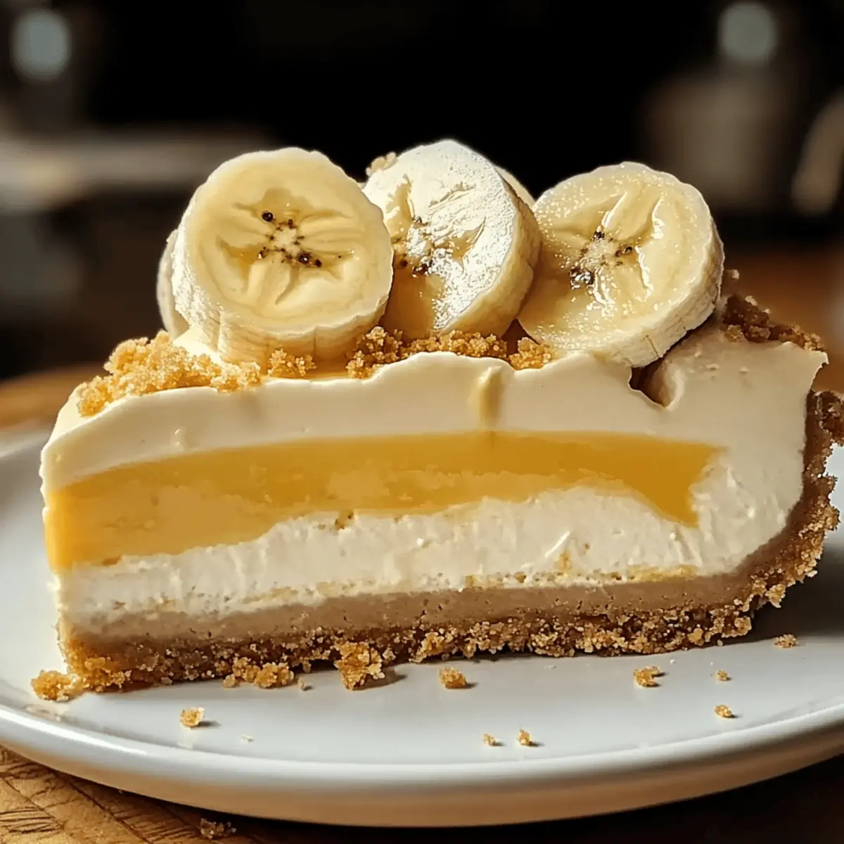 No Bake Banana Pudding Cheesecake