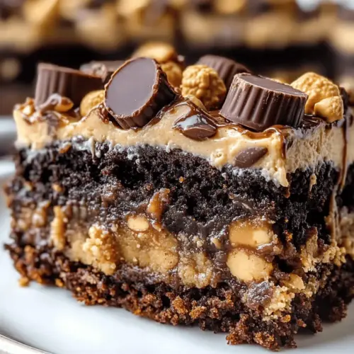 Peanut Butter Cup Dump Cake