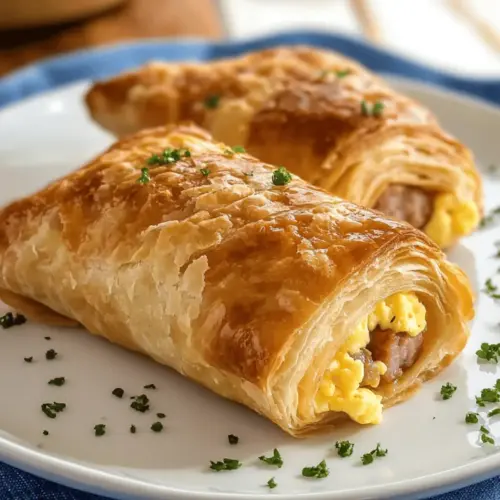 Sausage Egg Breakfast Roll-Ups