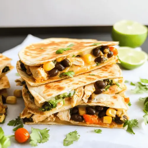 Southwestern Chicken Quesadillas