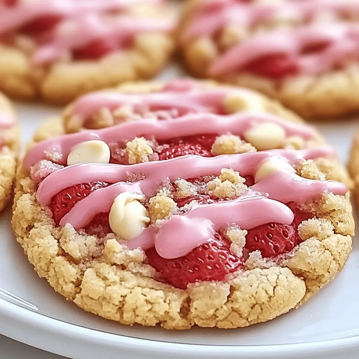 Strawberry Crunch Cookies