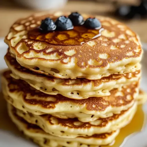 High‑Protein Fluffy Pancakes