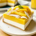 Mango Coconut Cheesecake