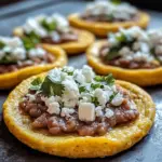 Sopes with Refried Beans and Cheese