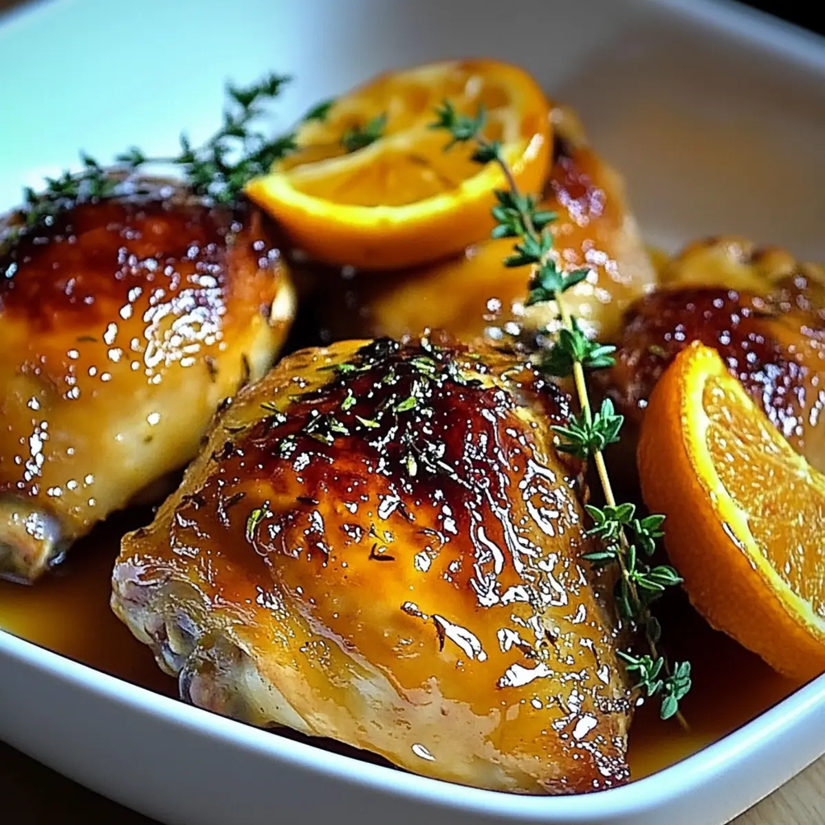 Sweet and Savory Roasted Orange Chicken