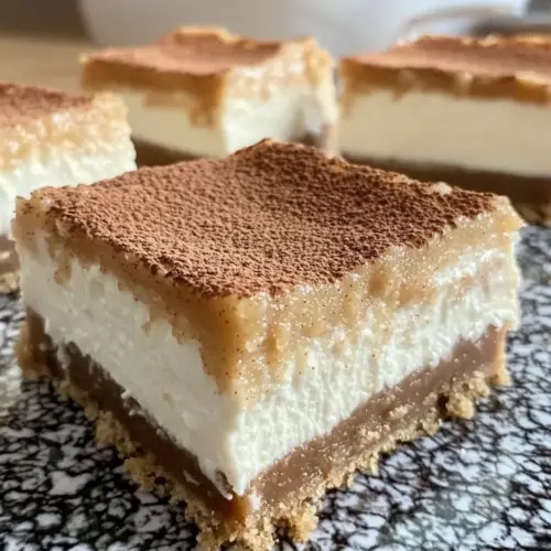 No Bake Keto Churro Cheesecake Bars