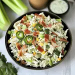 Keto Jalapeno Popper Cottage Cheese Chicken Salad