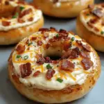 Zesty Bacon Cream Cheese Bagels