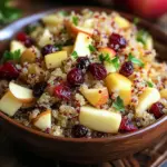 Cranberry Apple Quinoa Salad