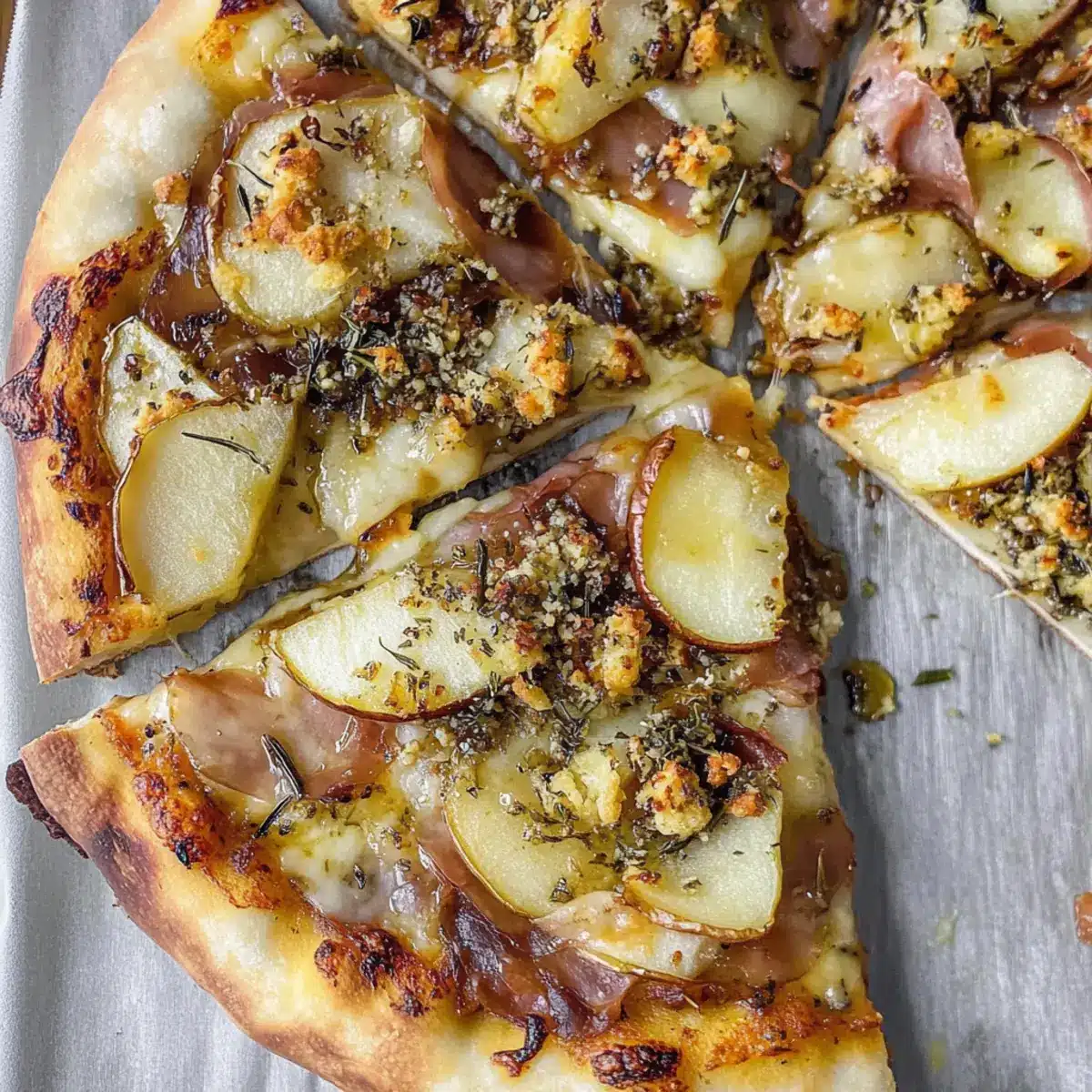 Apple Prosciutto Pizza