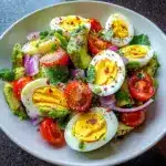Workout Egg Avocado Salad