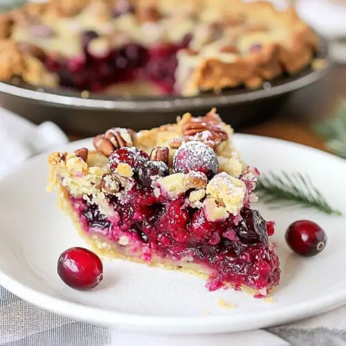 Nantucket Holiday Cranberry Pie
