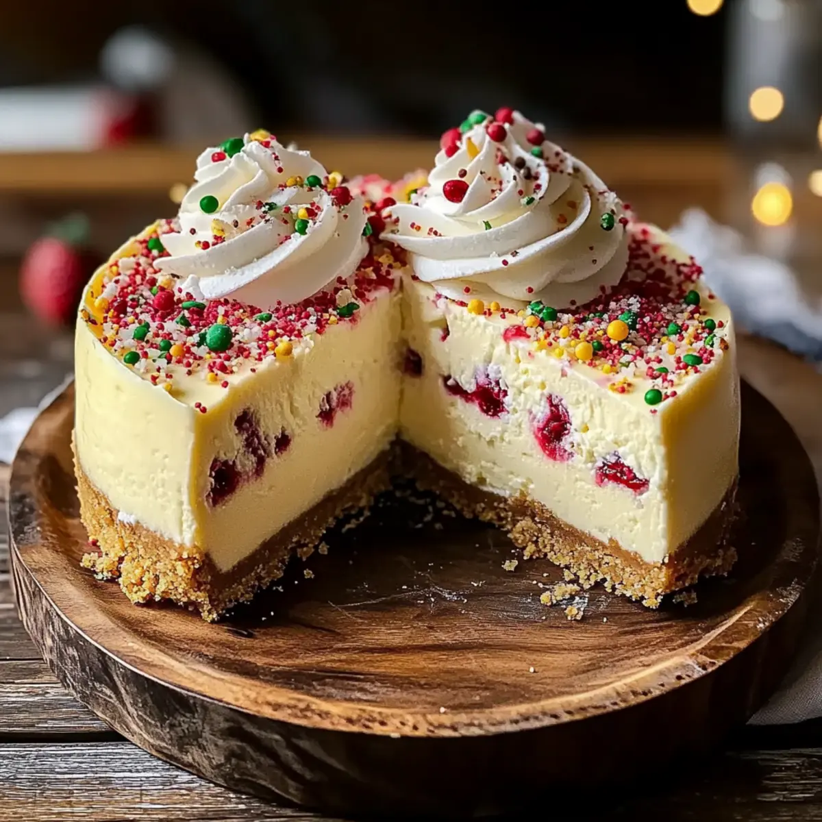 Sugar Cookie Cheesecake