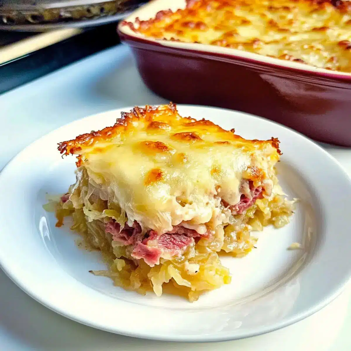 Easy Keto Reuben Casserole