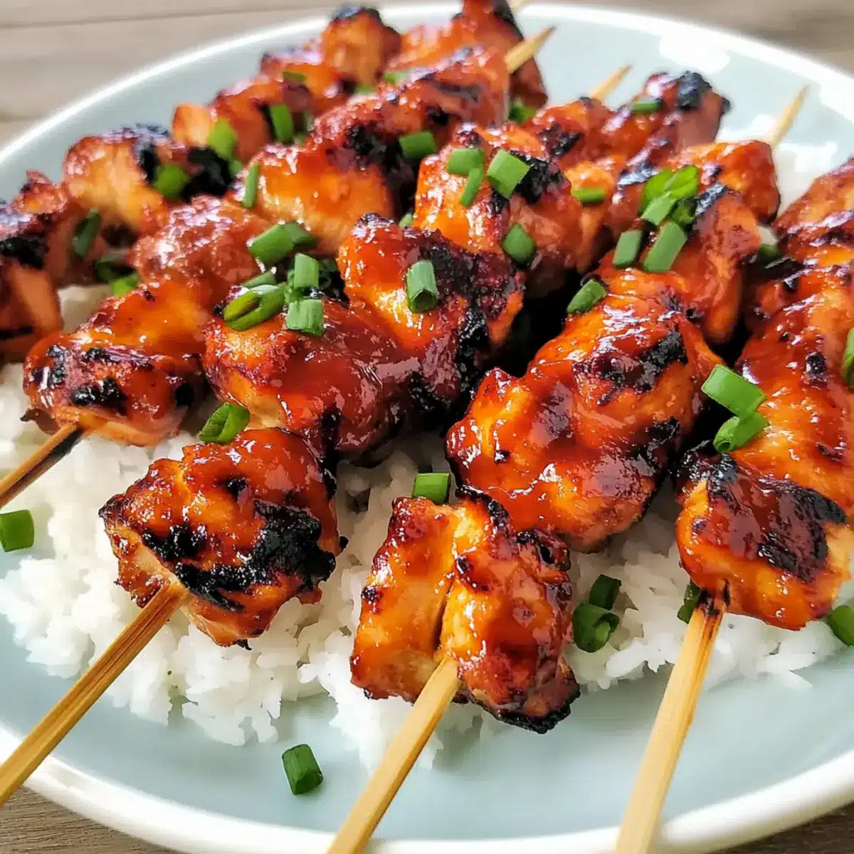 Korean Chicken Skewers