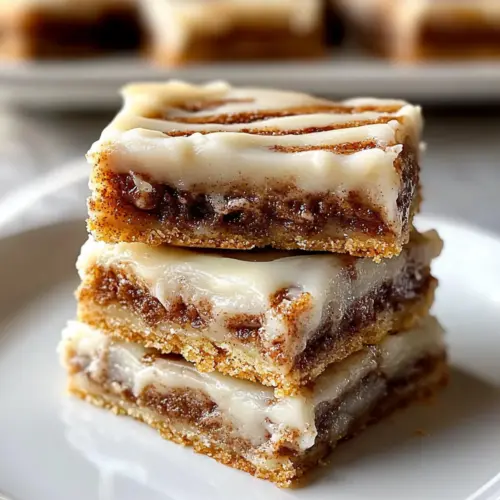 Cinnamon Roll Bliss Bars