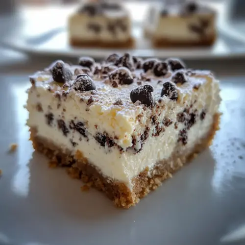 Cannoli Cheesecake Bars