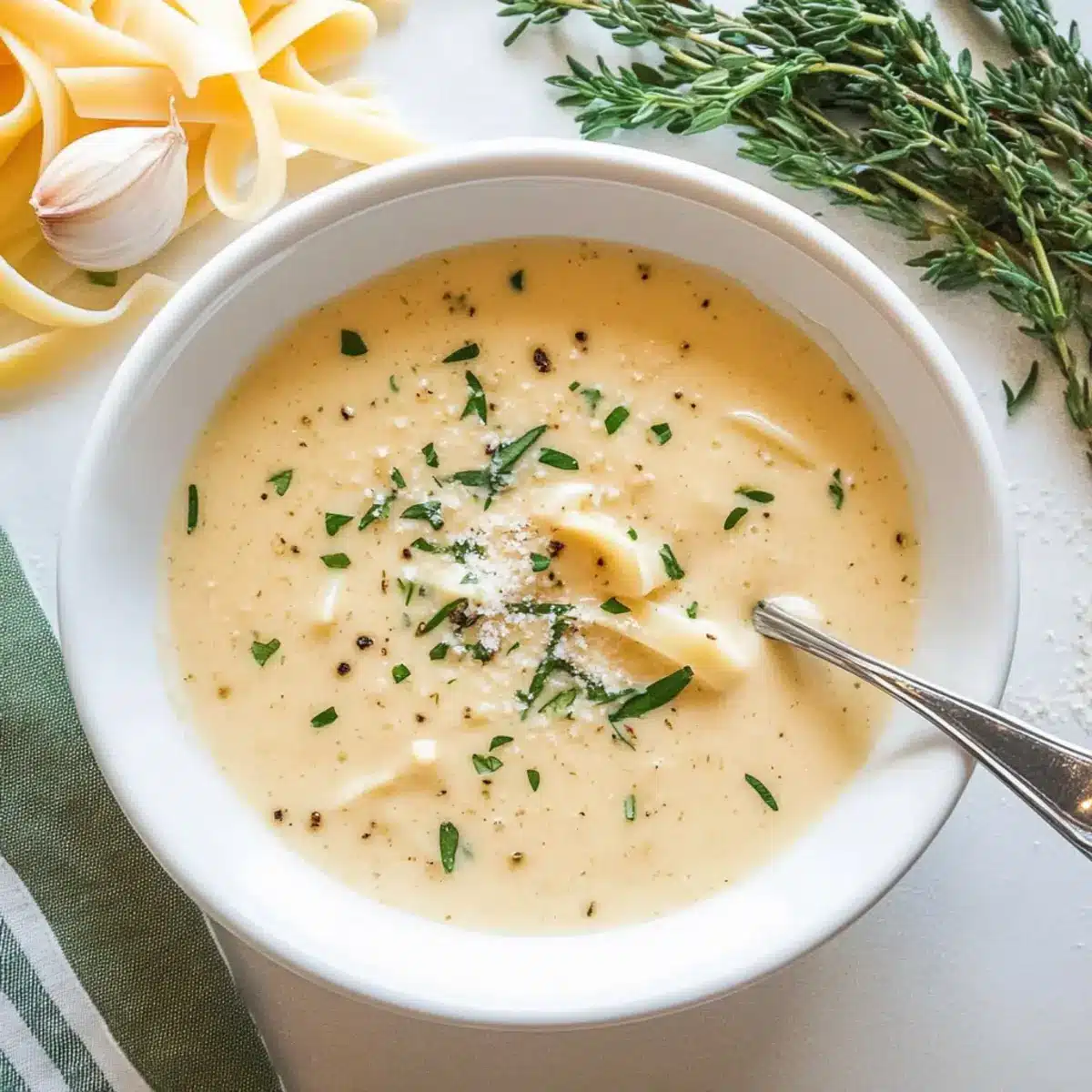 Garlic Parmesan Cheese Sauce