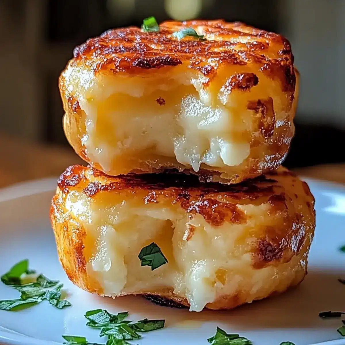 Cheesy Mashed Potato Puff Bites
