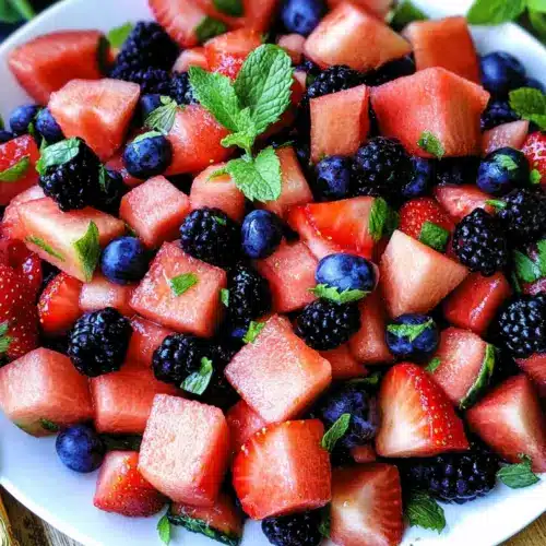 Berry Watermelon Fruit Salad