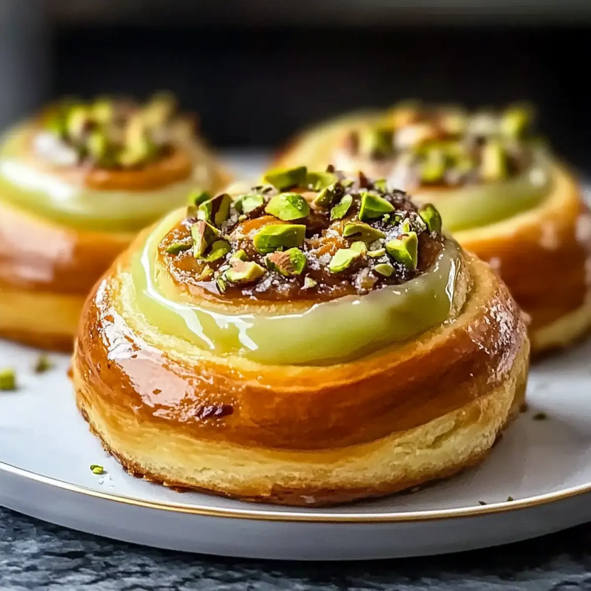 Pistachio Cinnamon Rolls