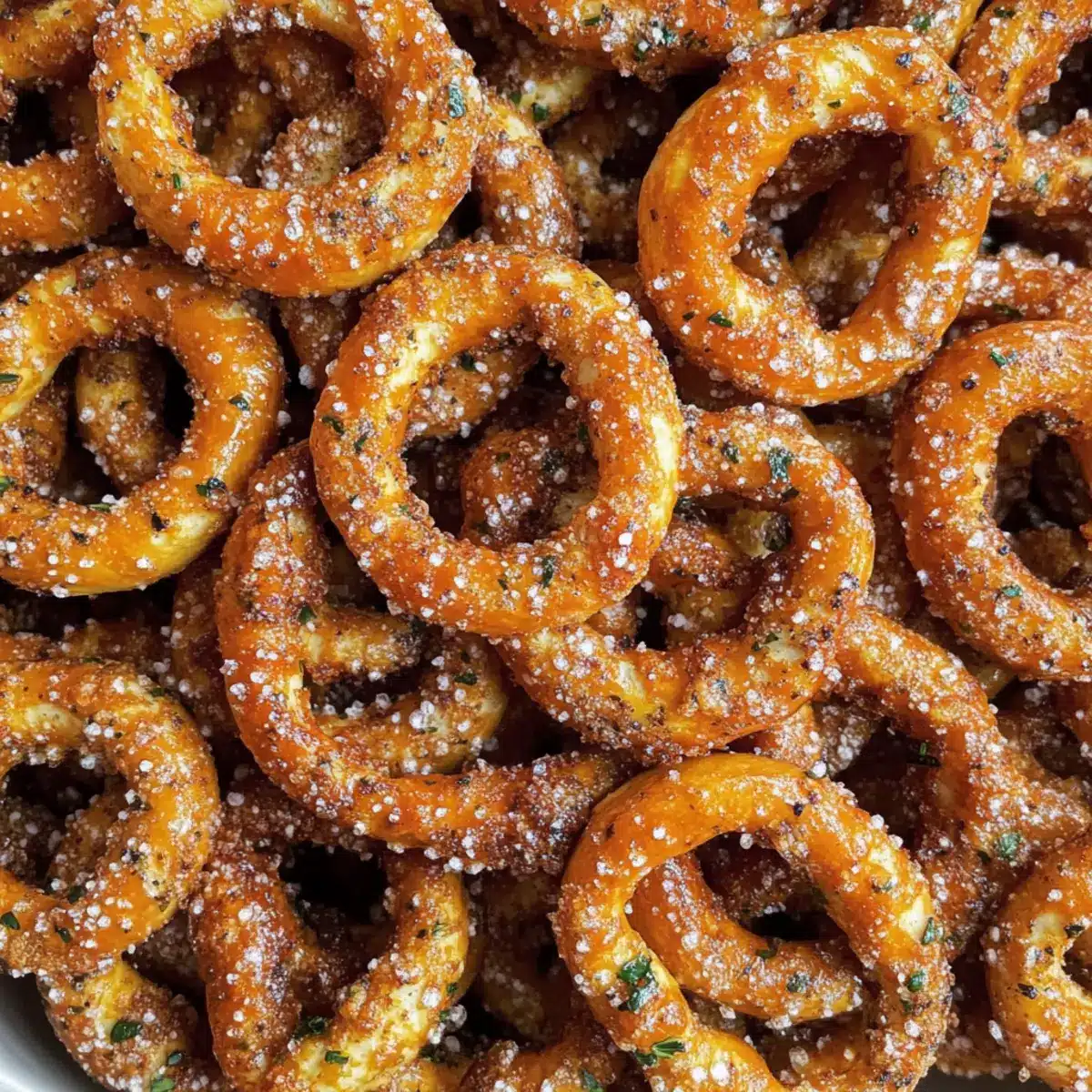 Crazy Good Seasoned Pretzels