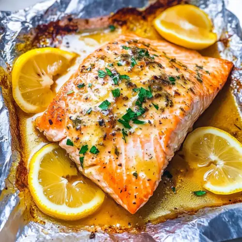 Sheet Pan Lemon Garlic Butter Salmon