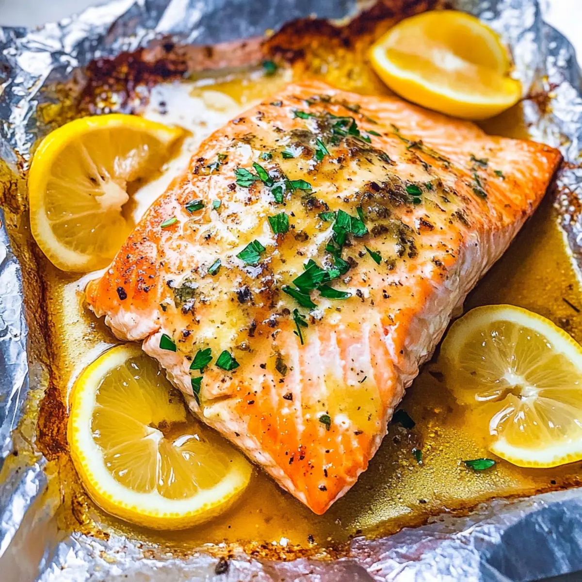 Sheet Pan Lemon Garlic Butter Salmon
