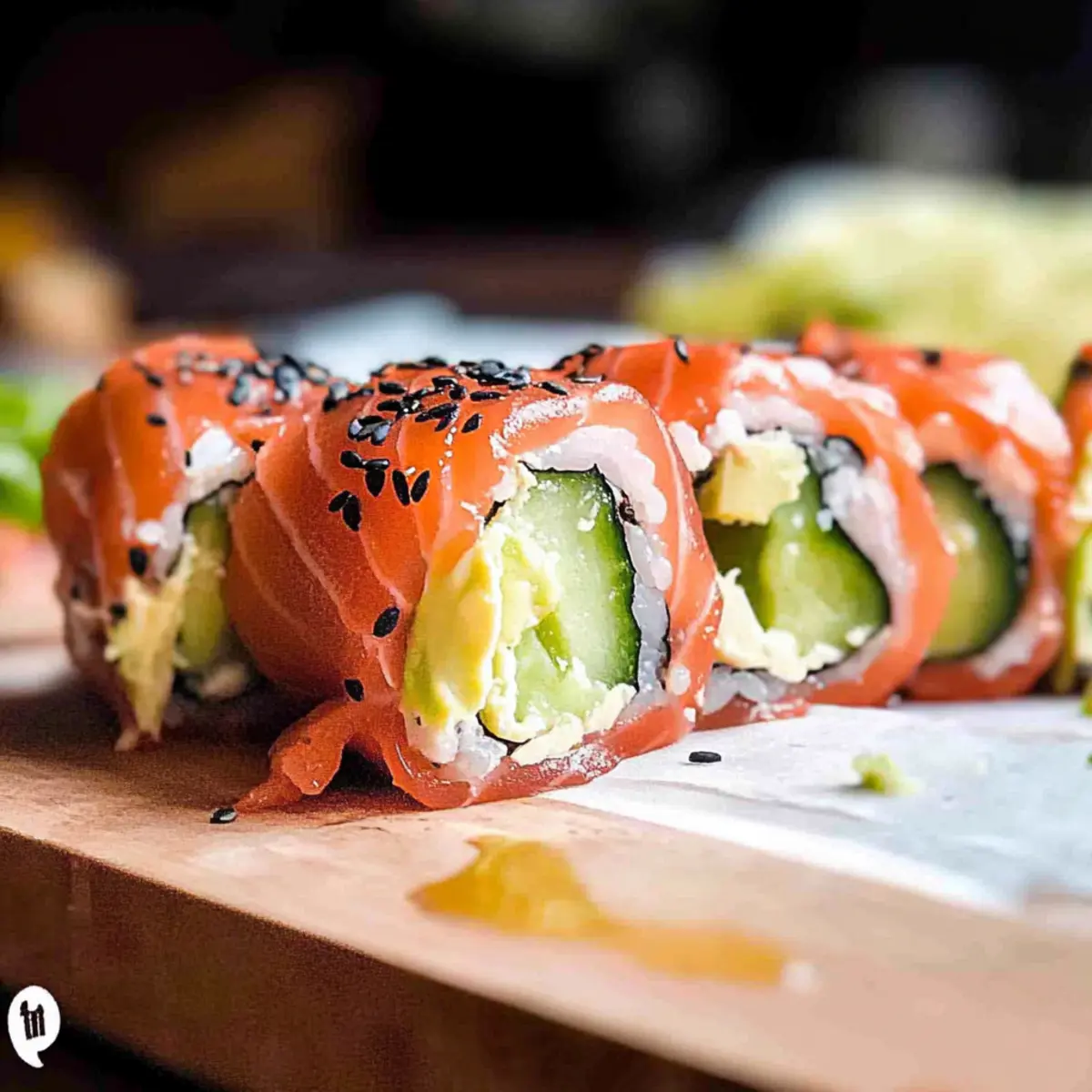 Smoked Salmon Roll Ups