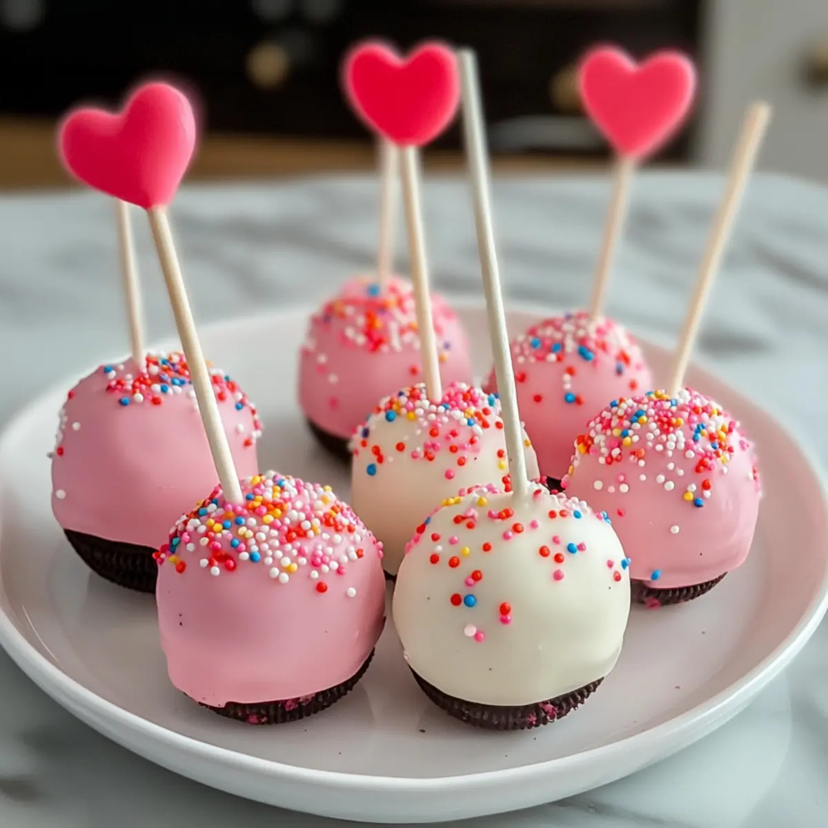 Valentines Day Oreo Pops