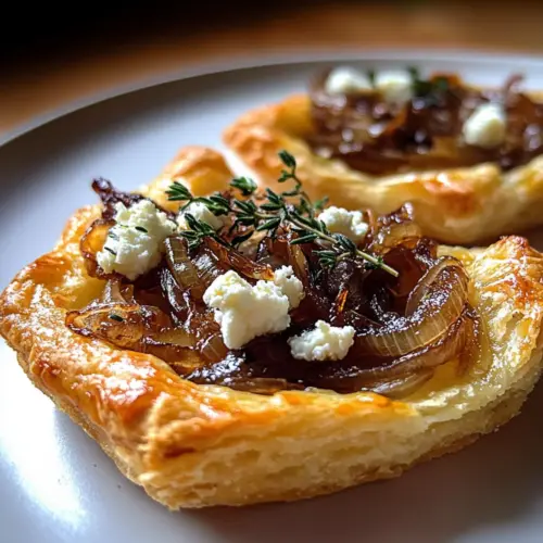Caramelized Onion and Goat Cheese Tarts
