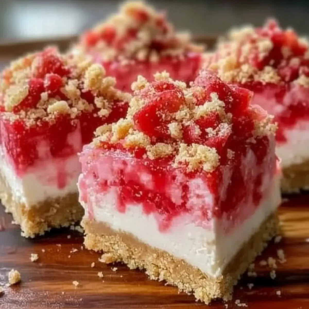Strawberry Crunch Cheesecake Chunks