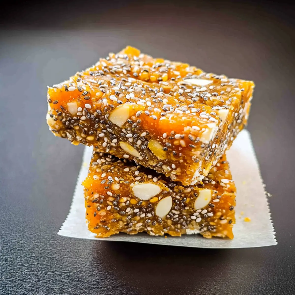 No-Bake Apricot Chia Energy Bars
