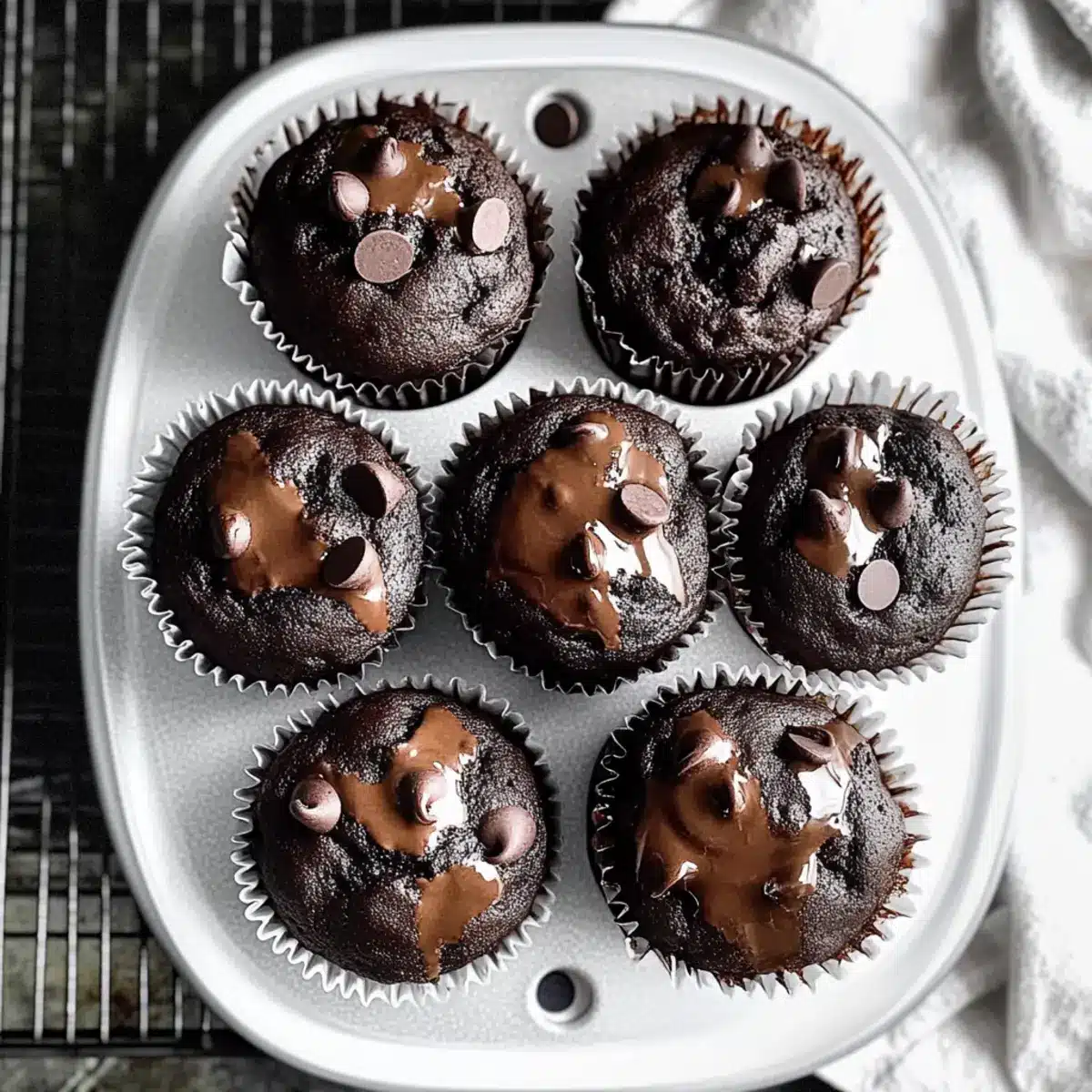 Double Chocolate Espresso Muffins