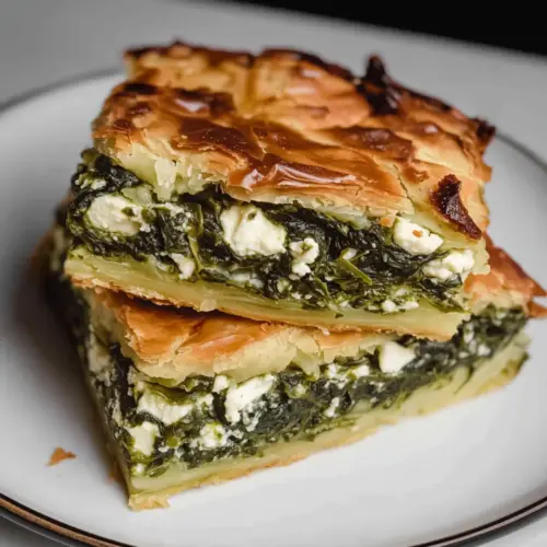 Crustless Spinach Pie with Feta
