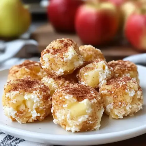 Cinnamon Apple Cottage Cheese Bites