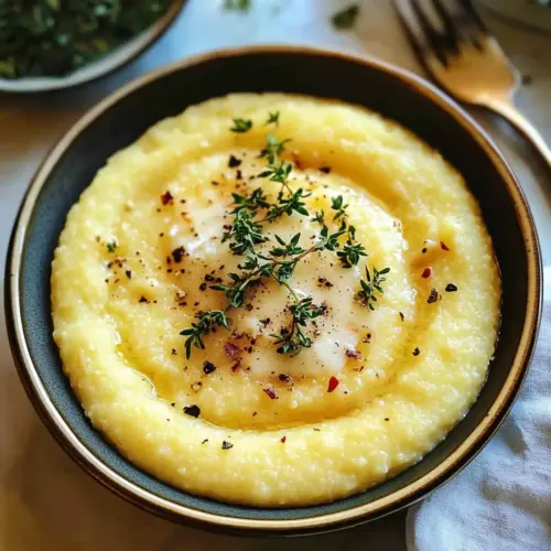 Creamy Italian Polenta With Parmesan