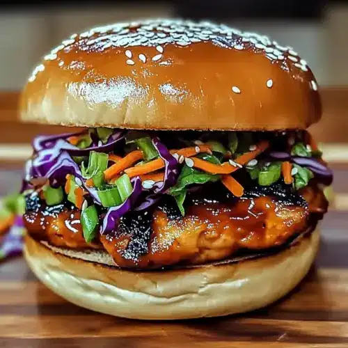 Savory Korean BBQ Chicken Sandwich