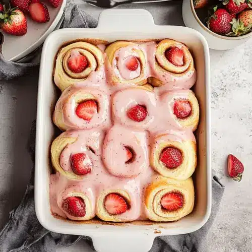 Strawberry Cinnamon Rolls