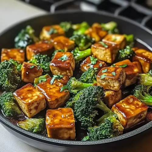 One-Pan Tofu and Broccoli