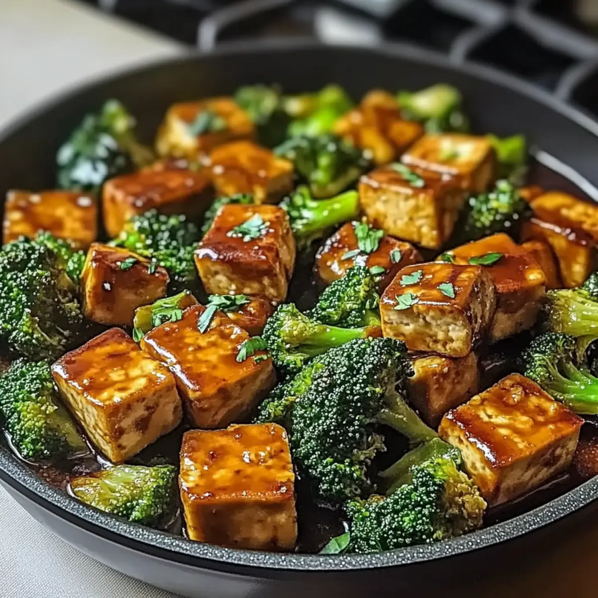 One-Pan Tofu and Broccoli