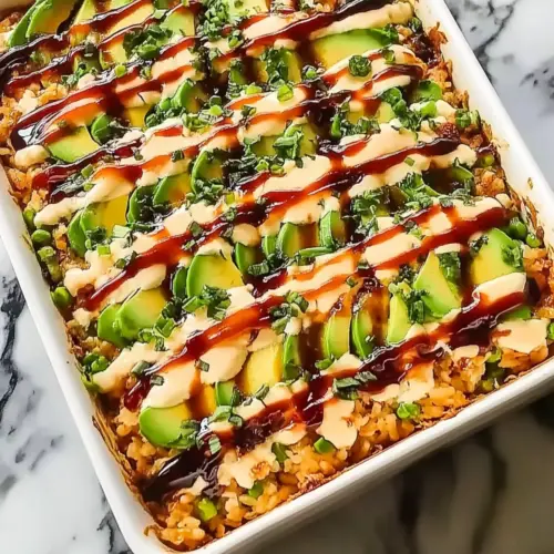 Quick Canned Tuna Sushi Bake