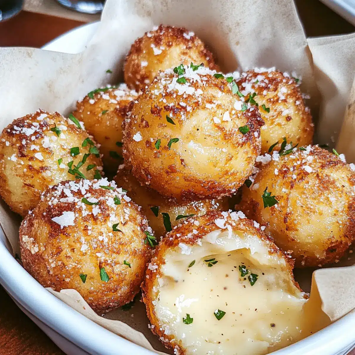 Parmesan Garlic Potato Balls